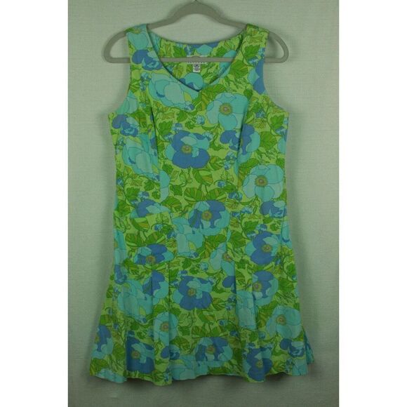 Vintage Talbots Women's Floral Sleeveless Dress with Pockets Classic Summer Casu - Picture 2 of 7